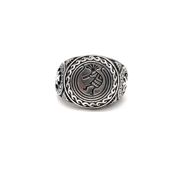 Kokopelli Signet Statement Ring