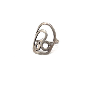 Open Work Freeform Arch Ring