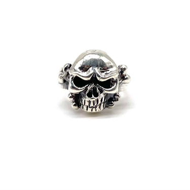 Detailed Skull Head Ring