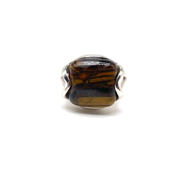 Modern Set Tiger’s Eye Ring