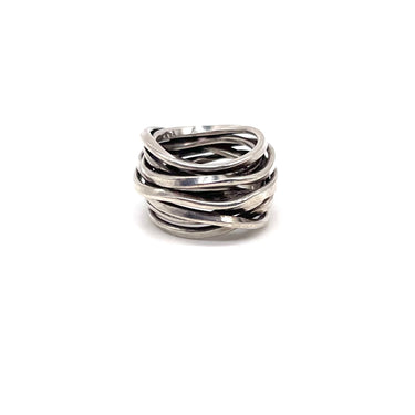 Vintage Wire Wrapped Statement Band Ring