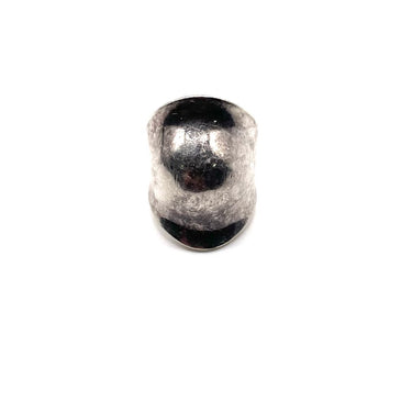 Oxidized Bubble Cigar Band Ring