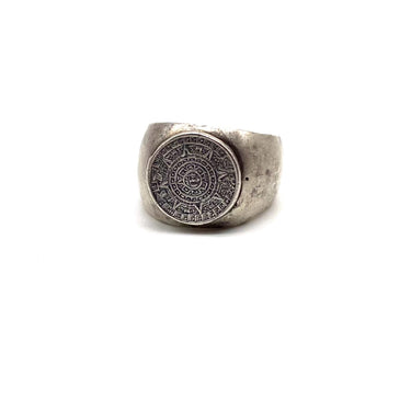 Signed Mayan Calendar Ring