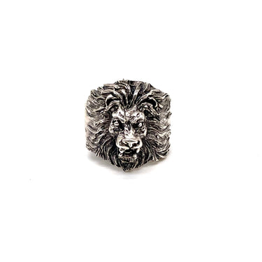 Detailed Lion Ring