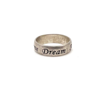 Love, Dream, Believe Band Ring