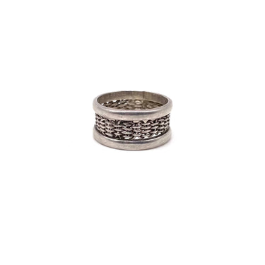 Modern Weaved Band Ring