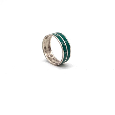 Double Layered Turquoise Ring