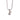 Square & Pencil Pendant Necklace