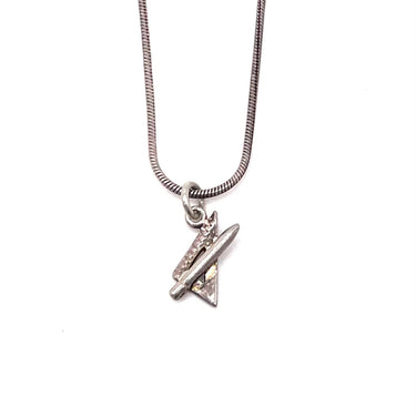 Square & Pencil Pendant Necklace