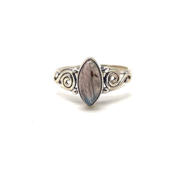 Swirled Labradorite Ring