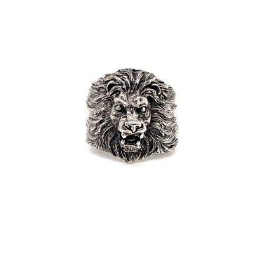 Detailed Lion Head Ring