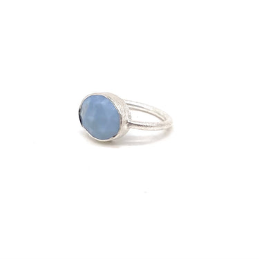 Natural Cut Moonstone Ring