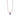 Modern Petite Amethyst Pendant Necklace