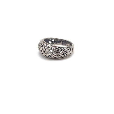 Open Work Free Form Band Ring