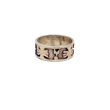 Vintage Ancient Symbolic Statement Band Ring