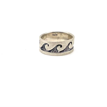 Modern Wrap Around Wave Ring