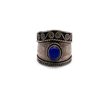 Bali Trimmed Lapis Ring