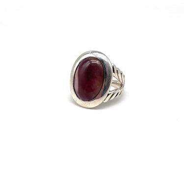 Modern Oval Agate Ring