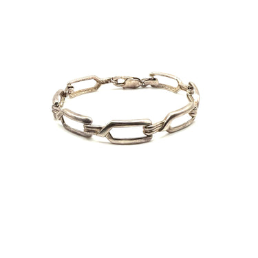 Open Work Interlocked Panel Bracelet