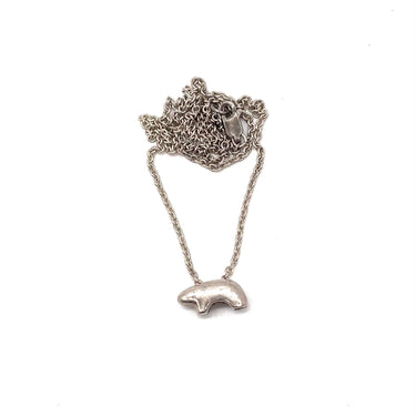 Vintage Bear Pendant Necklace