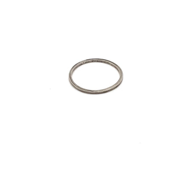 Petite Oxidized Stackable Band Ring