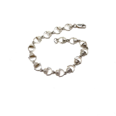 Bucket Panel Link Bracelet