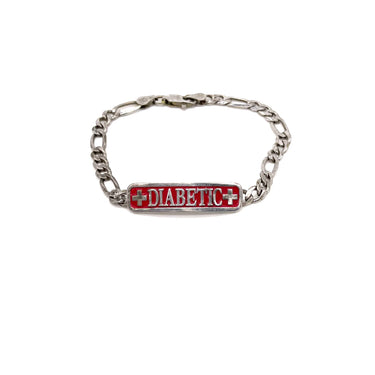 Enameled Diabetic Medic Bracelet