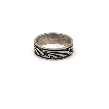 Enameled Shooting Star Band