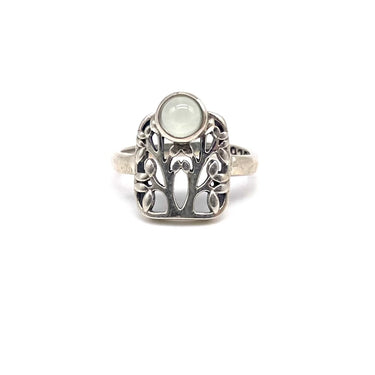 Tree Of Life Moonstone Ring