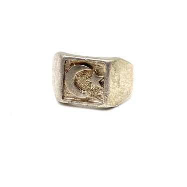 Moon & Star Statement Ring