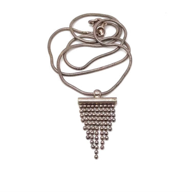 Dangled Chainmail Pendant Necklace