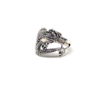 Detailed Wrap Around Dragon Ring