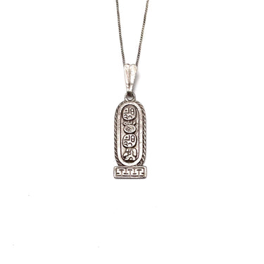 Hieroglyphic Pendant Necklace