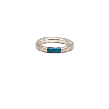 Stackable Petite Turquoise Band