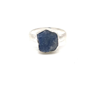 Raw Cut Tanzanite Ring