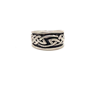Enameled Tribal Ring