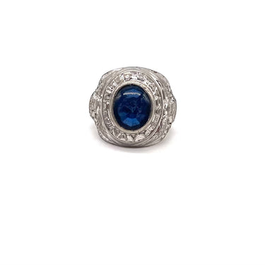Blue Sapphire Navy U.S. NAVY Ring