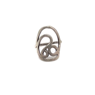 Open Work Freeform Arch Ring