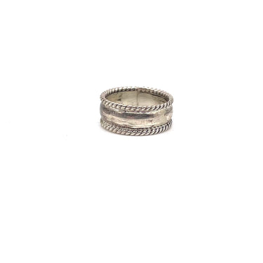 Braided Trimmed Band Ring