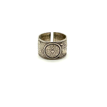 Aztec Sun Design Ring