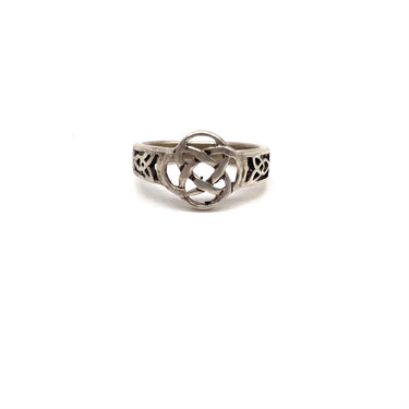 Open Work Celtic Knot Ring