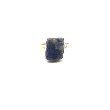 Raw Cut Tourmaline Ring