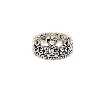 Ornate Filagree Crown Ring