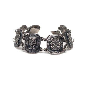 Aztec Warrior Panel Bracelet