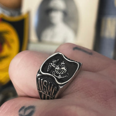 USMC Chunky Signet Ring