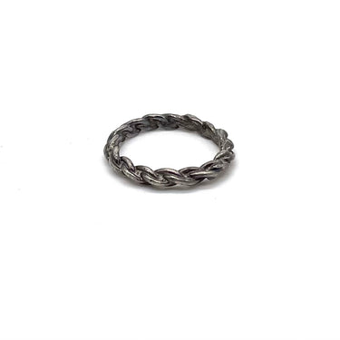 Oxidized Braided Stackable Band