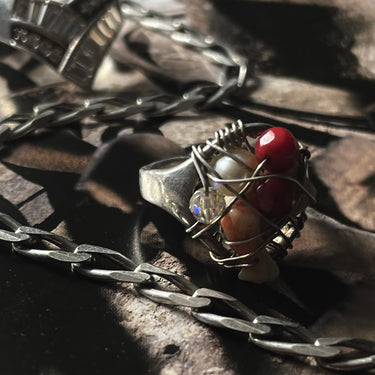 Wired Multi Stone Ring