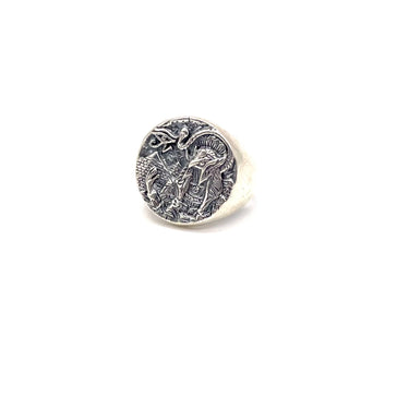 Sun God Ra Detialed Statement Ring