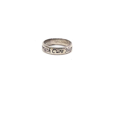 Strength Cure Hope Band Ring