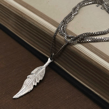 Feather Pendant Necklace